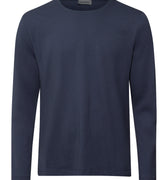 Living Shirts Cotton Crew Neck Top | Ombre Blue 75053-2635